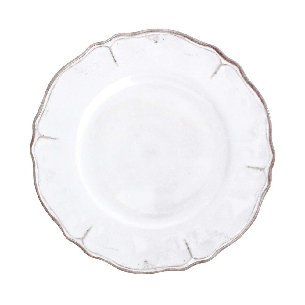 Le Cadeaux Rustica White 11" Melamine Dinner Plate - 1 Piece NEW